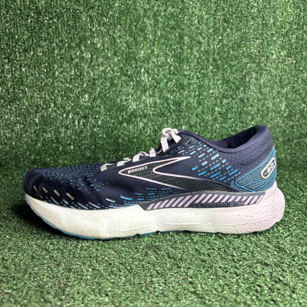 Brooks Glycerin GTS 20 Supportive Cushioned Running Shoes Blue Womens 8.5 D Wide - Picture 7 of 12